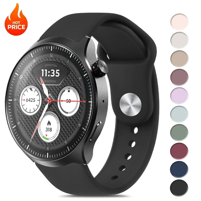 Motorola Smartwatch Accessories - Correa de reloj de 20 mm