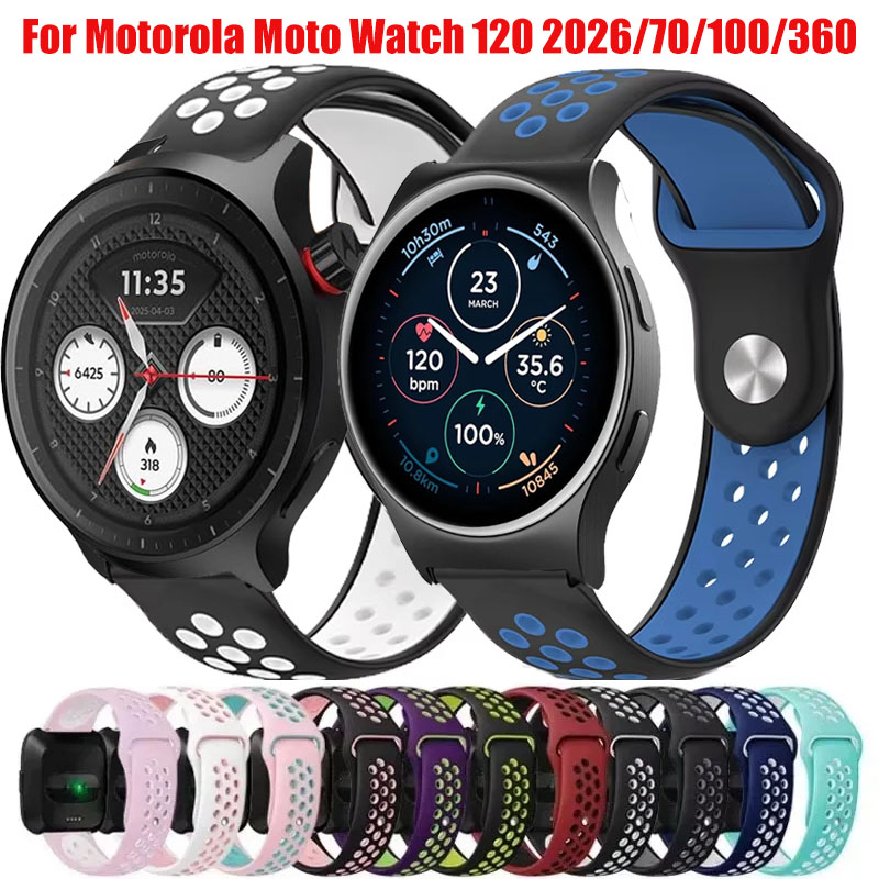 Correa de repuesto transpirabl - Motorola Smartwatch Accessories reseña y precio