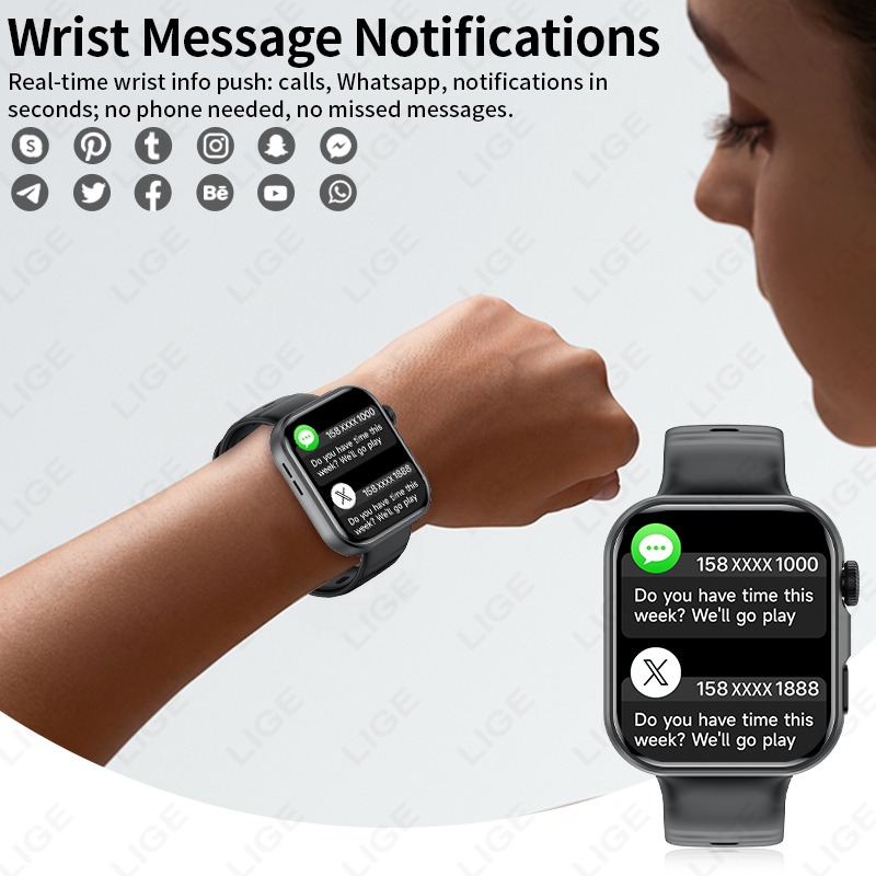 Reloj Inteligente LIGE con Pan - Smartwatch X12 reseña y precio
